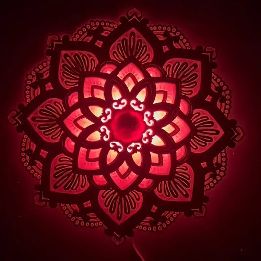 Lotus Mandala Yoga Night Light